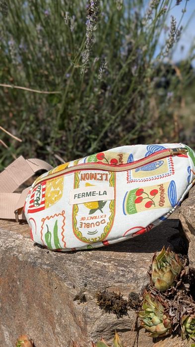 Sac banane FermeLa, tissu Pomodoro d'Italie