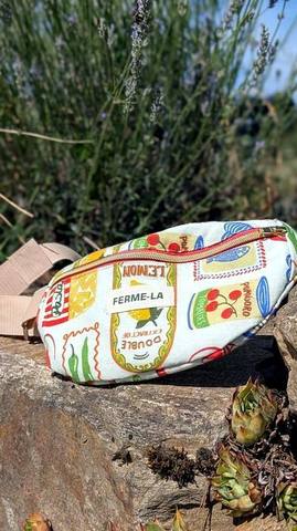 Sac banane FermeLa, tissu Pomodoro d'Italie